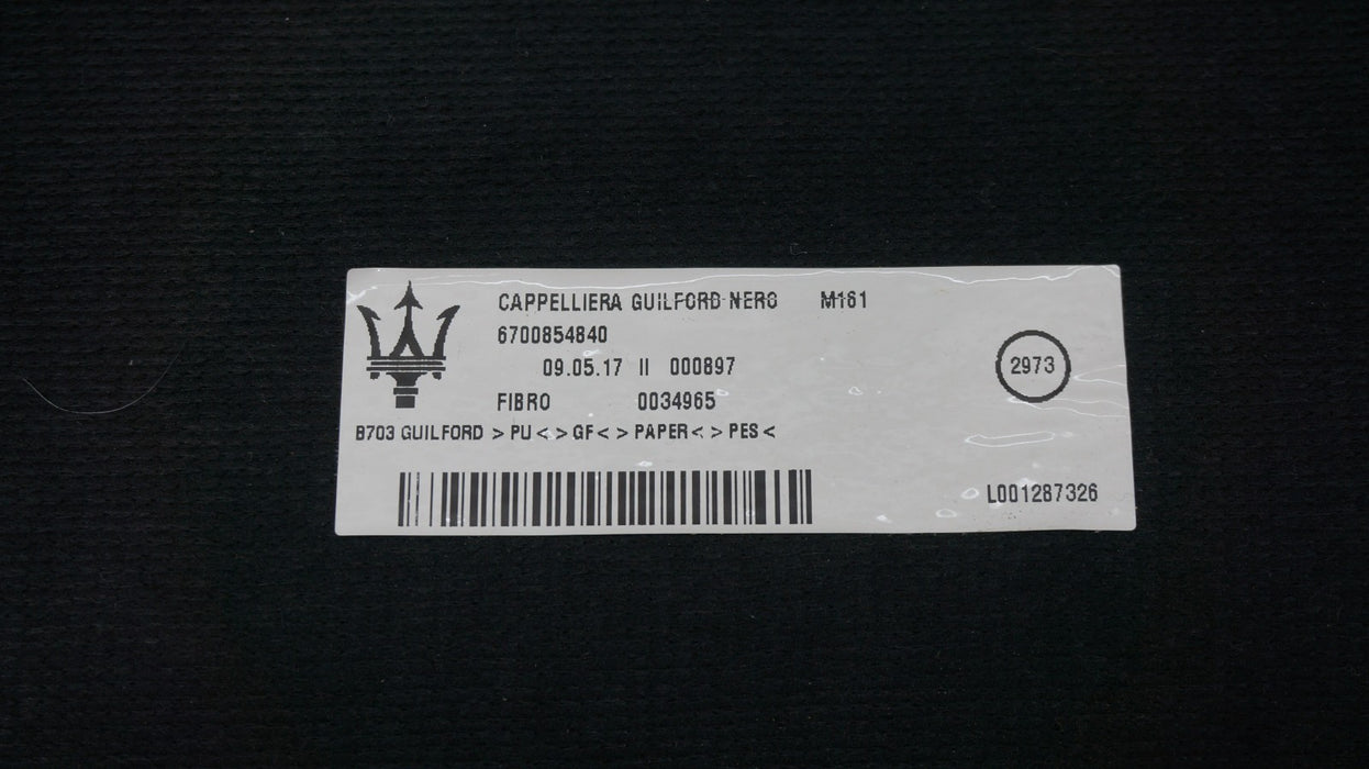 2017-2024 MASERATI LEVANTE REAR TRUNK LUGGAGE SHELF TRIM PANEL 6700854840 OEM