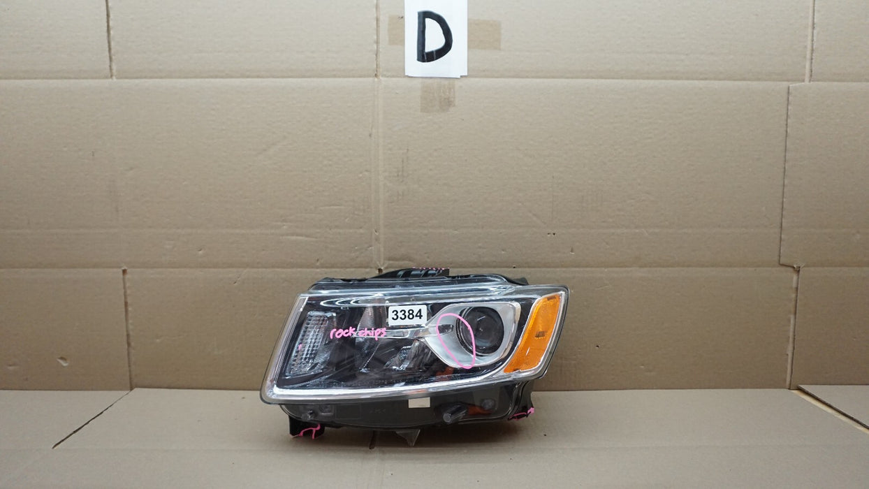 2014-2016 JEEP GRAND CHEROKEE LH LEFT DRIVER SIDE HEADLIGHT OEM 14 15 16