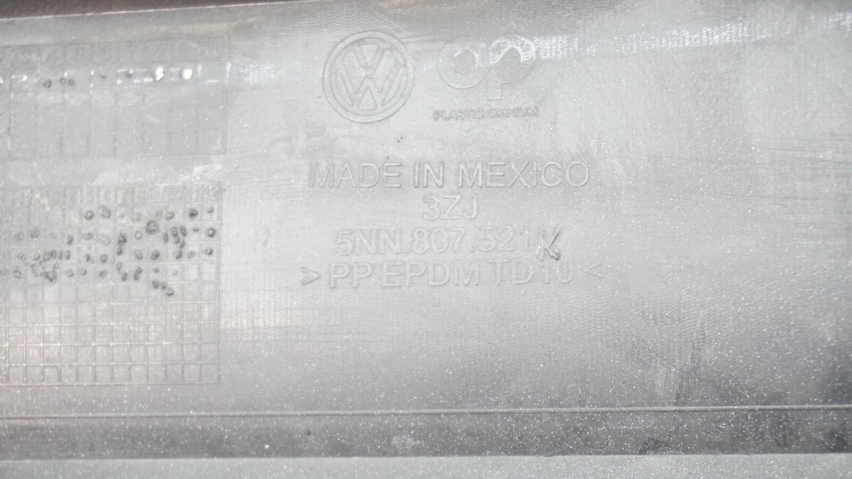 2018-2020 VOLKSWAGEN TIGUAN REAR LOWER BUMPER VALANCE PANEL OEM 5NN807521K