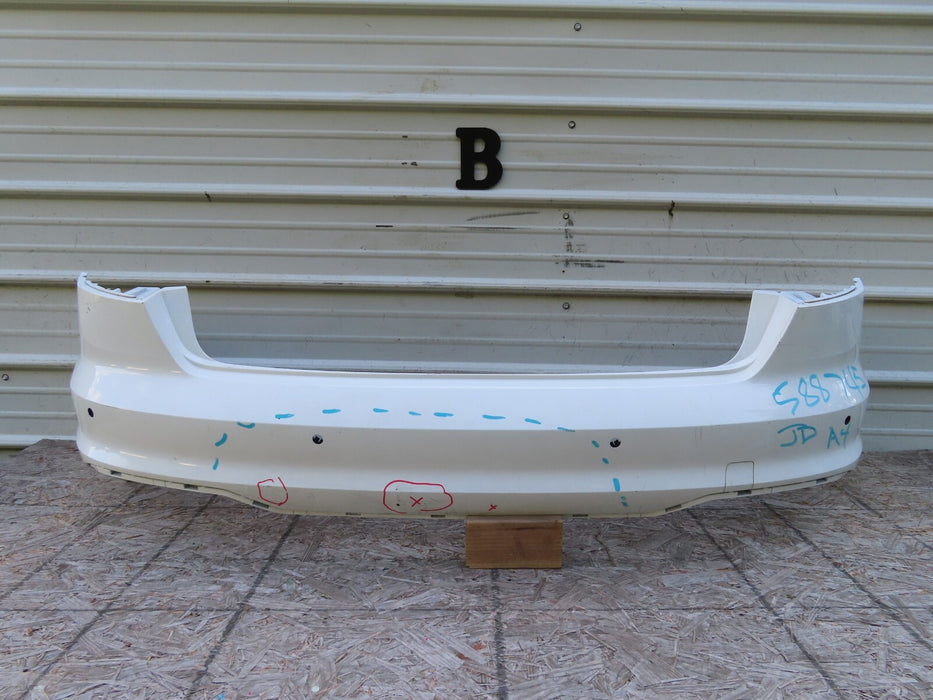 2020-2021 AUDI A4 QUATTRO 4DR SEDAN REAR BUMPER COVER PANEL OEM 8W5807511M
