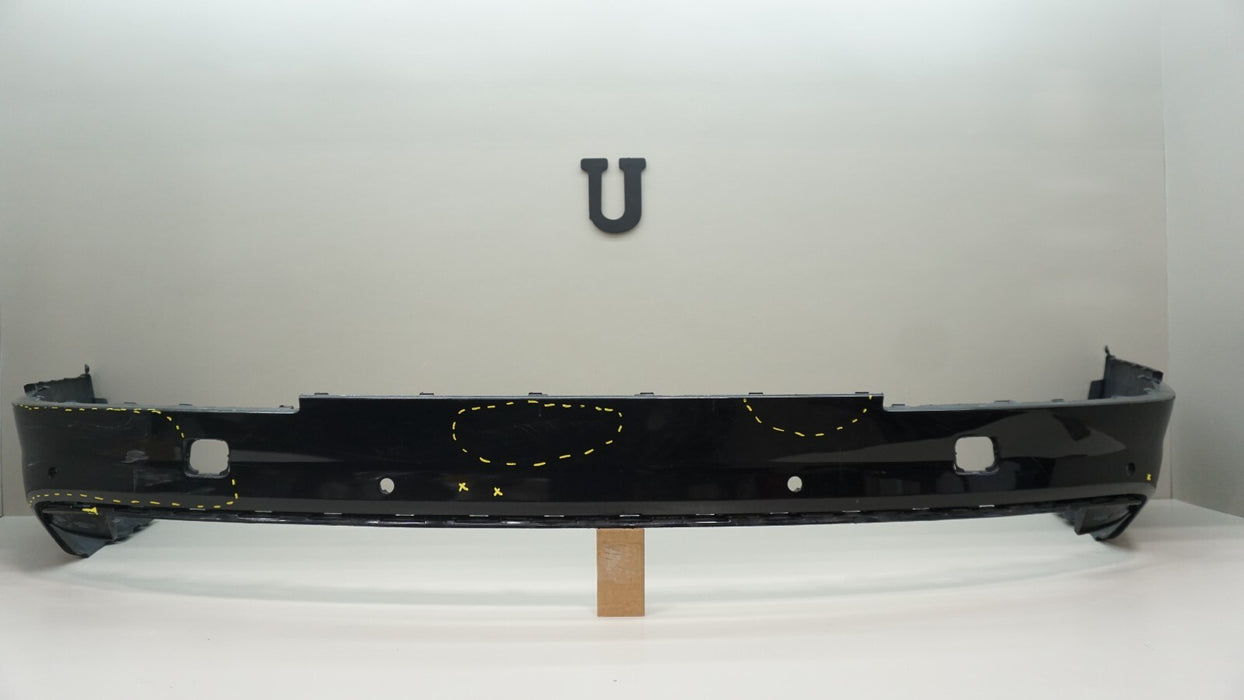 2017-2019 AUDI Q7 REAR LOWER BUMPER COVER VALANCE OEM 4M0807527B