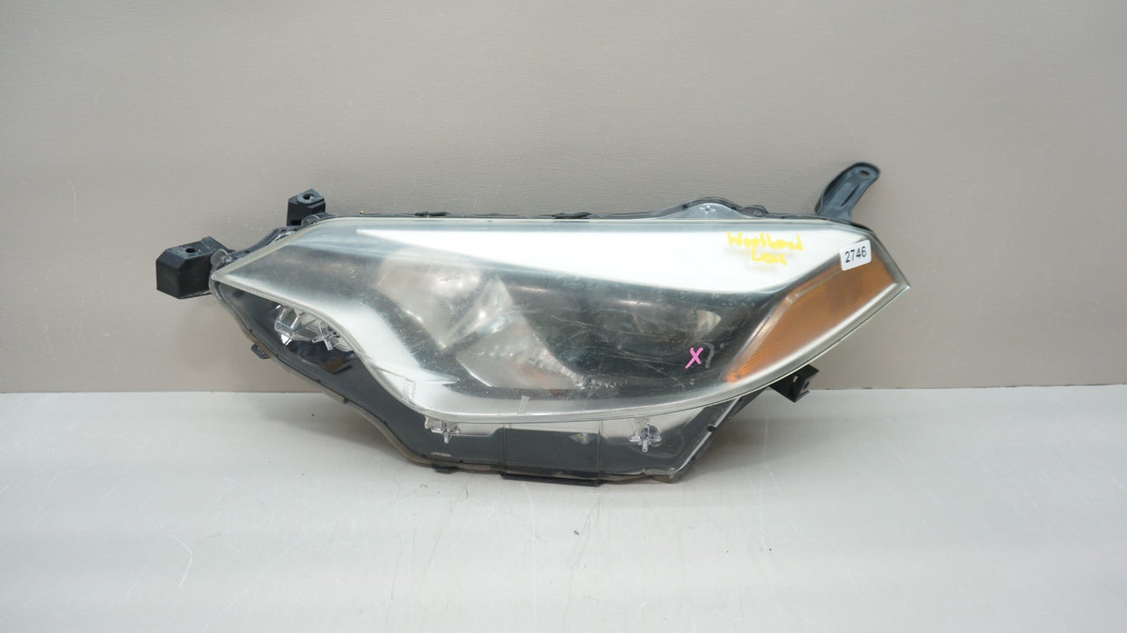 2014-2016 TOYOTA COROLLA FRONT LEFT DRIVER SIDE HALOGEN HEADLIGHT OEM