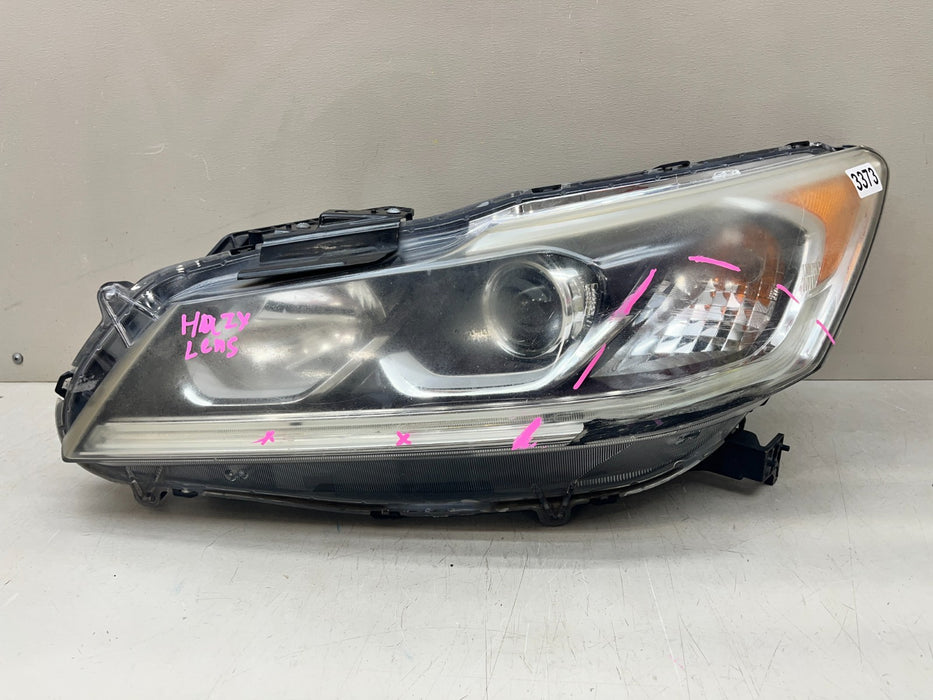 2016-2017 HONDA ACCORD SEDAN HALOGEN LEFT DRIVER HEADLIGHT OEM
