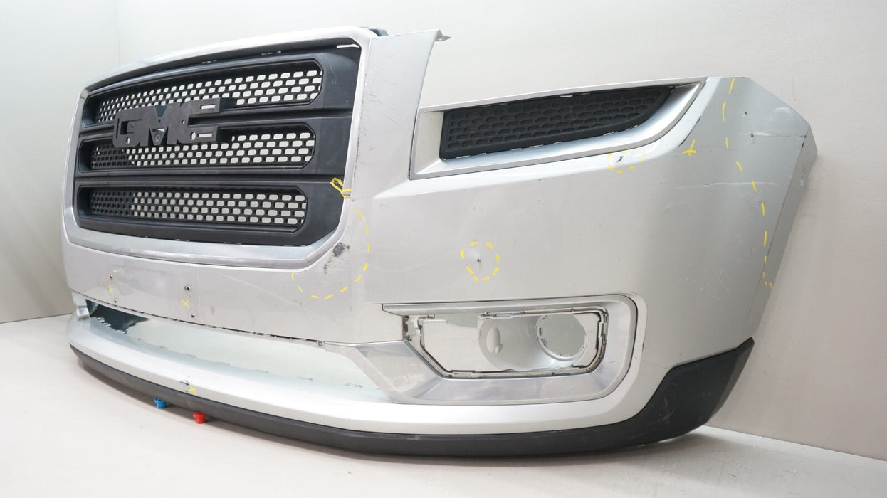 2013-2016 GMC ACADIA FRONT BUMPER COVER PANEL WITH GRILLE OEM