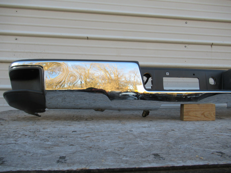 15 16 17 18 19 CHEVROLET CHEVY SIERRA SILVERADO REAR METAL BUMPER OEM