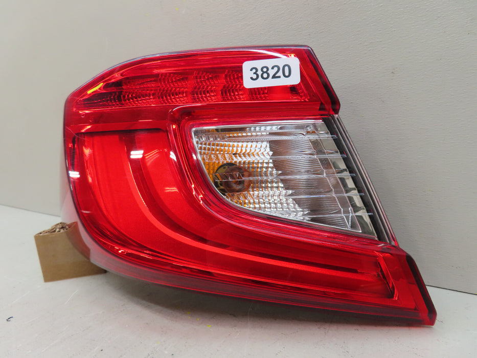 2018-2022 HONDA ACCORD REAR LEFT DRIVER SIDE TAIL LIGHT OUTER OEM