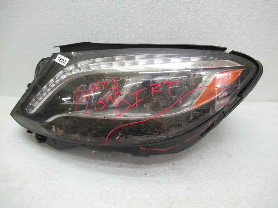 2014 MERCEDES BENZ S550 W222 LEFT DRIVER  SIDE HEADLIGHT FULL LED LAMP OEM