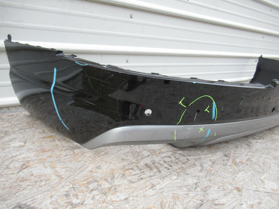 2017-2019 AUDI Q7 REAR BUMPER COVER VALANCE  /W PARKING SENSOR HOLES OEM