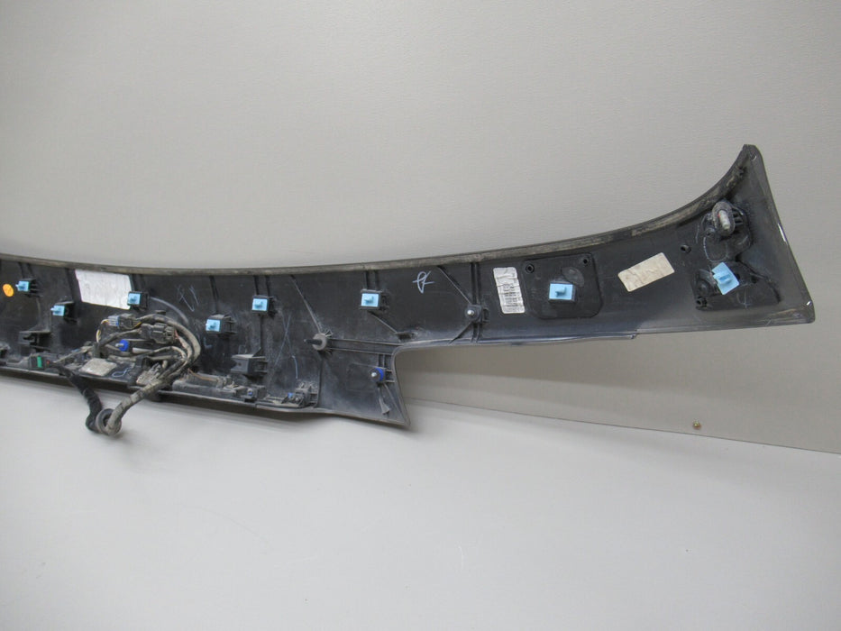 2016-2020 KIA SORENTO REAR TRUNK TAILGATE UPPER FINISH MOLDING W/ CAMERA OEM