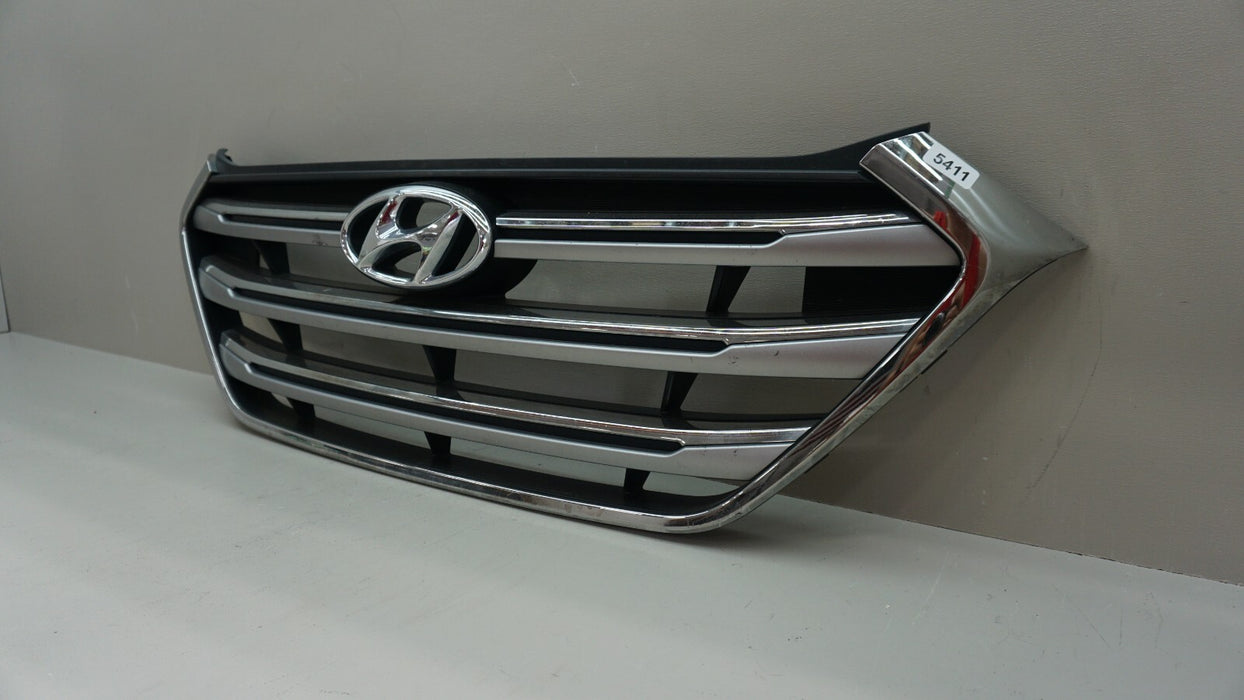 2017-2018 HYUNDAI TUCSON FRONT BUMPER RADIATOR GRILLE W/ EMBLEM OEM 86351-D3100
