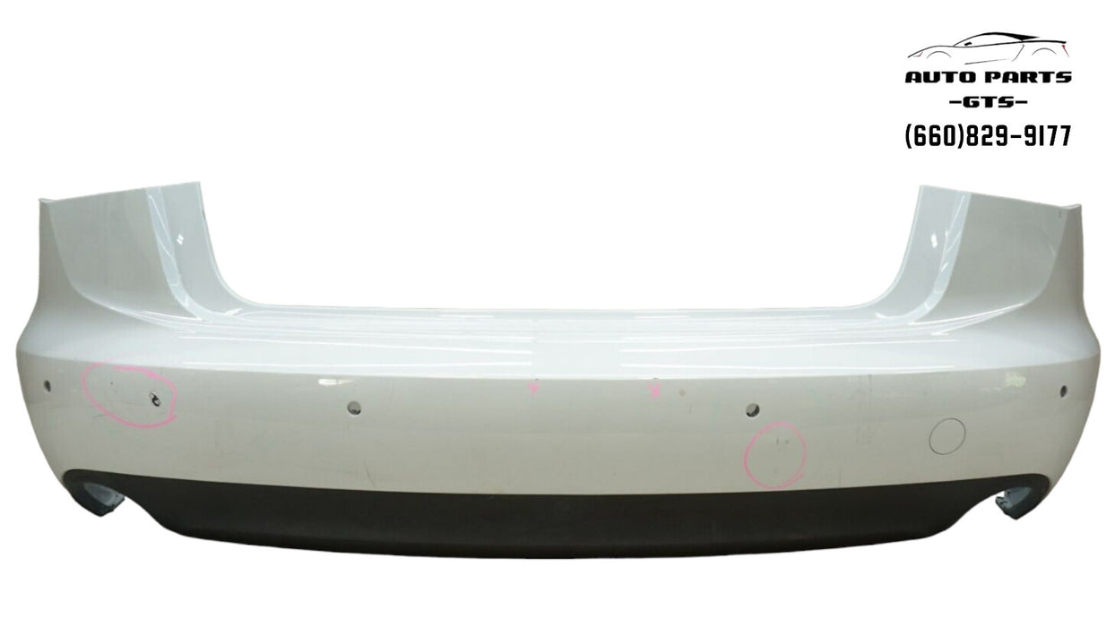 2012-2015 AUDI A6 QUATTRO REAR BUMPER COVER PANEL W/ LOWER VALANCE OEM 4G5807511