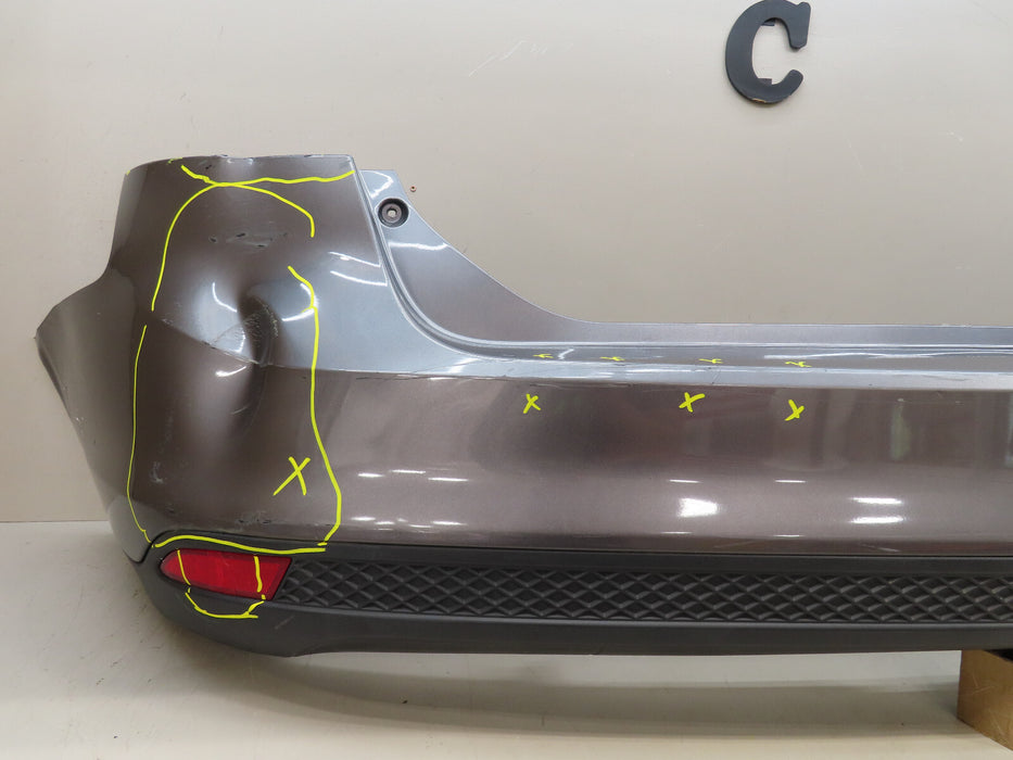 2012 2013 2014 FORD FOCUS SEDAN REAR BUMPER COVER OEM BM51F17906