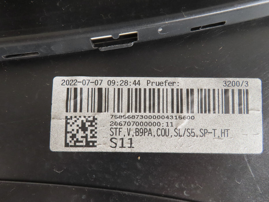 2018 2019 AUDI A5 B9 S-LINE FRONT BUMPER COVER OEM 8W6807437