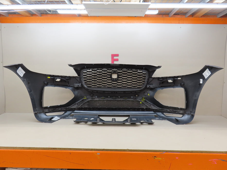 2021-2023 JAGUAR F-PACE FRONT BUMPER COVER PANEL W/GRILLE W/LOWER OEM