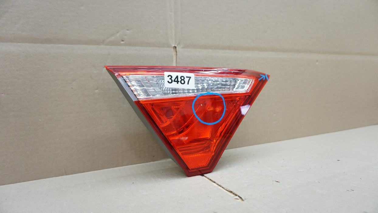 2015-2017 TOYOTA CAMRY REAR LEFT  DRIVERS INNER TRUNK TAIL LIGHT OEM 15 16 17