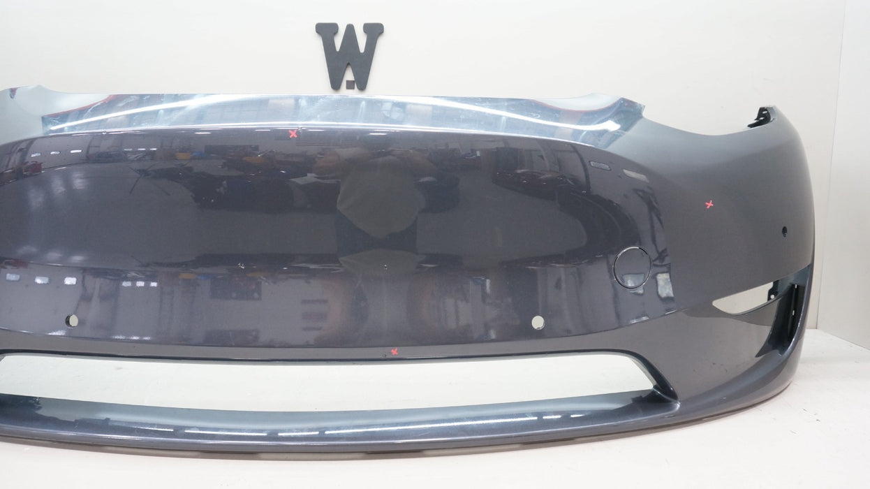 2020-2024 TESLA MODEL Y FRONT BUMPER COVER PANEL OEM 1493745-00-A