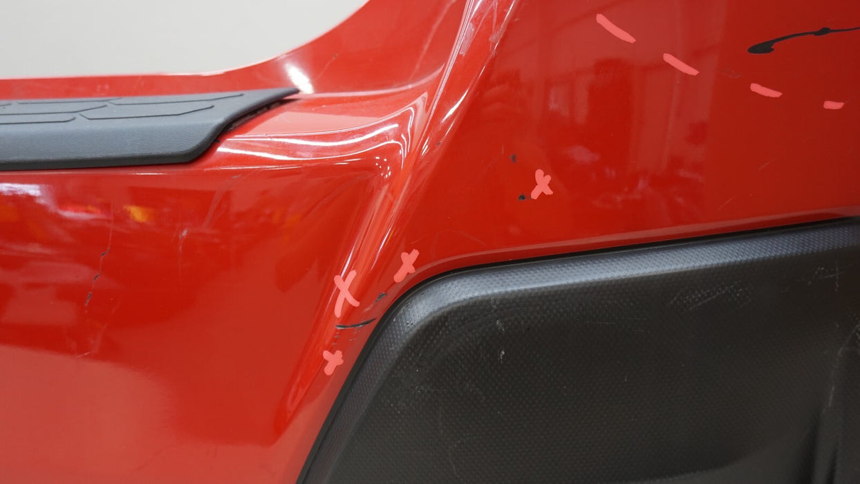 2018-2023 SUBARU CROSSTREK REAR BUMPER COVER RED OEM 57704FL250