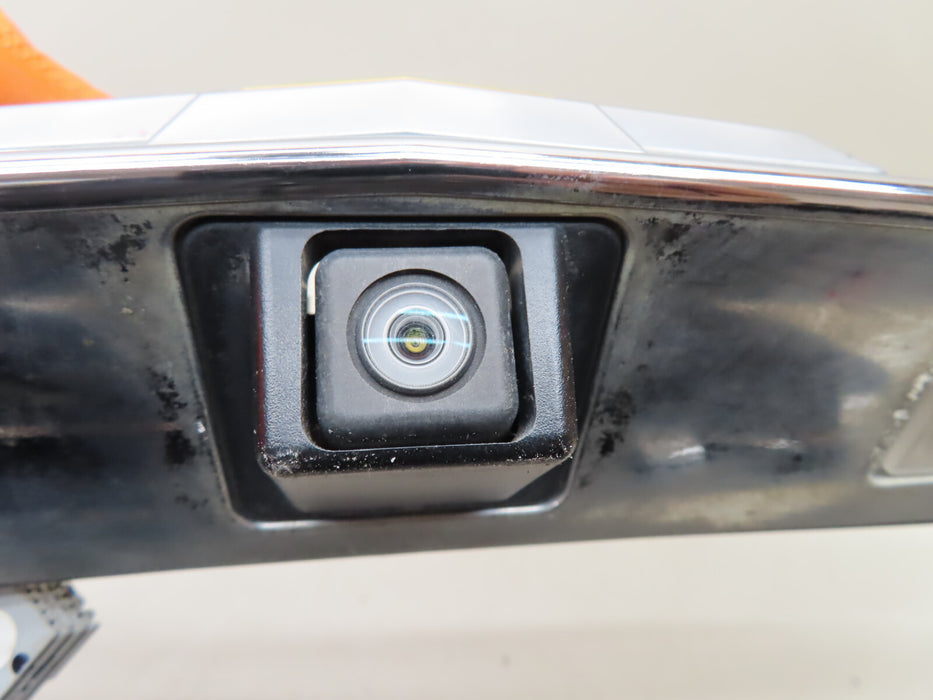 13-17 CHEVROLET TRAVERSE TRIM MOULDING LIP SPOILER TRUNK BUTTON WITH CAMERA OEM
