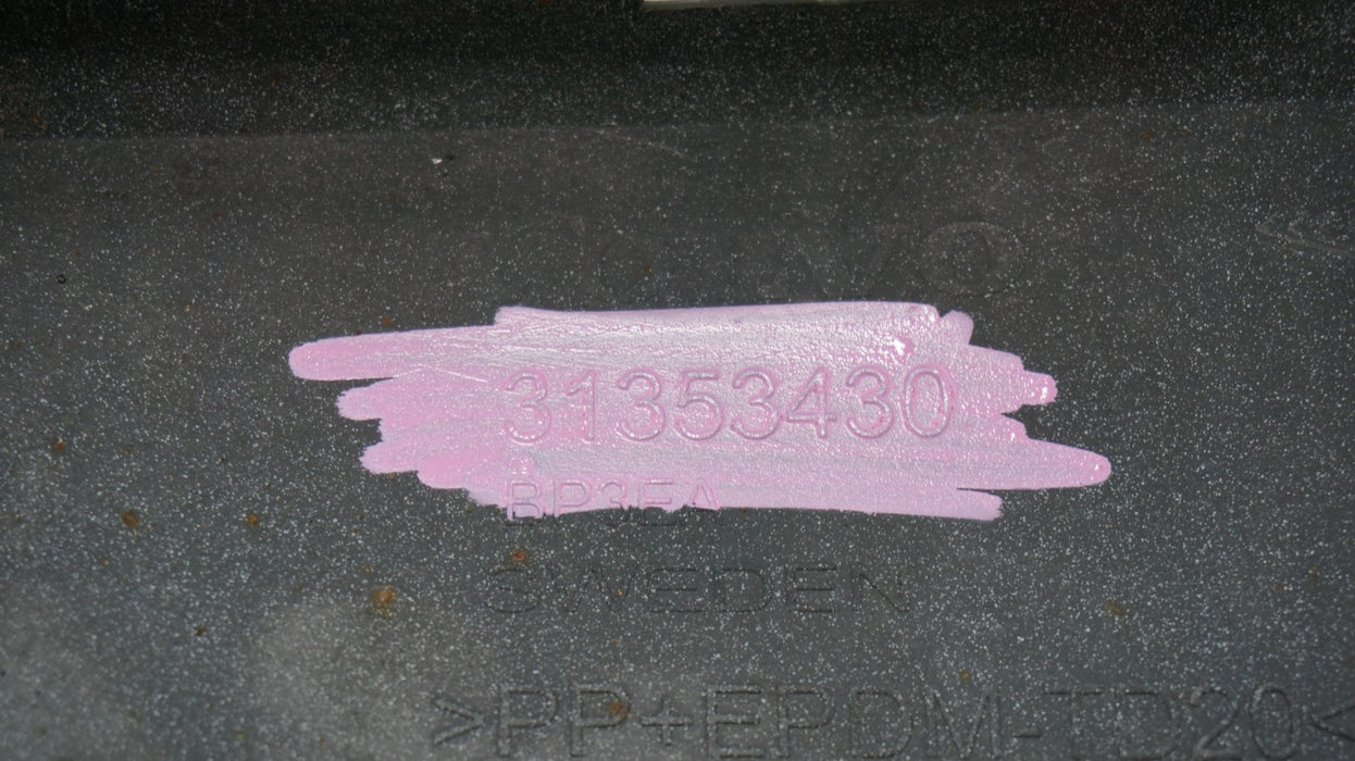 2016-2019 VOLVO XC90 REAR LOWER BUMPER COVER VALANCE 31353430 OEM