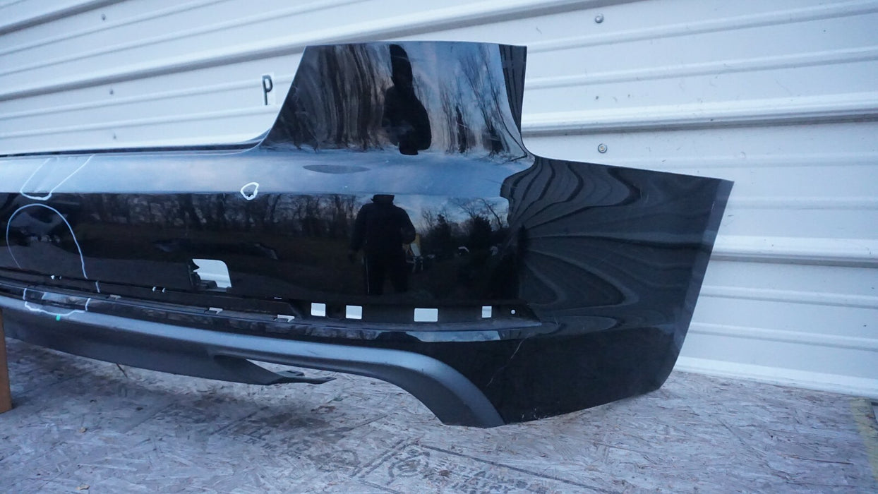 2017-2019 AUDI A4 S-LINE B9 REAR BUMPER COVER PANEL PLASTIC W/ LOWER VALANCE OEM