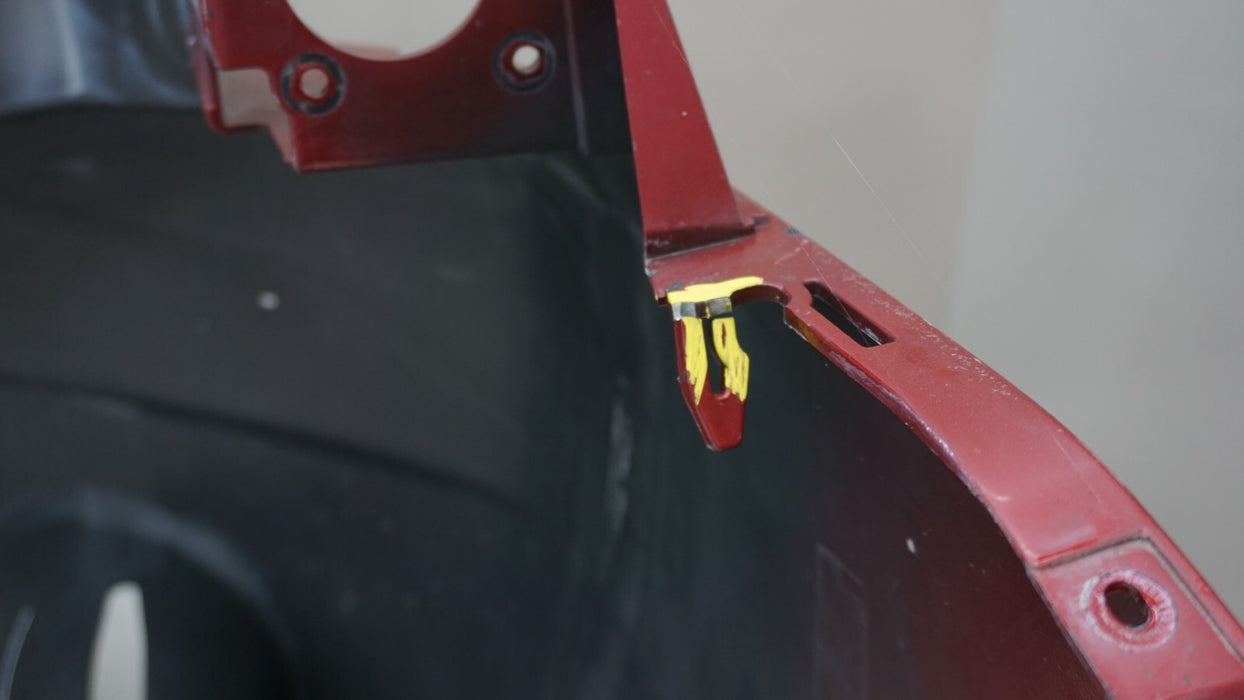 2007-2010 JEEP COMPASS FRONT BUMPER COVER RED 05116471AB OEM 07 08 09 10