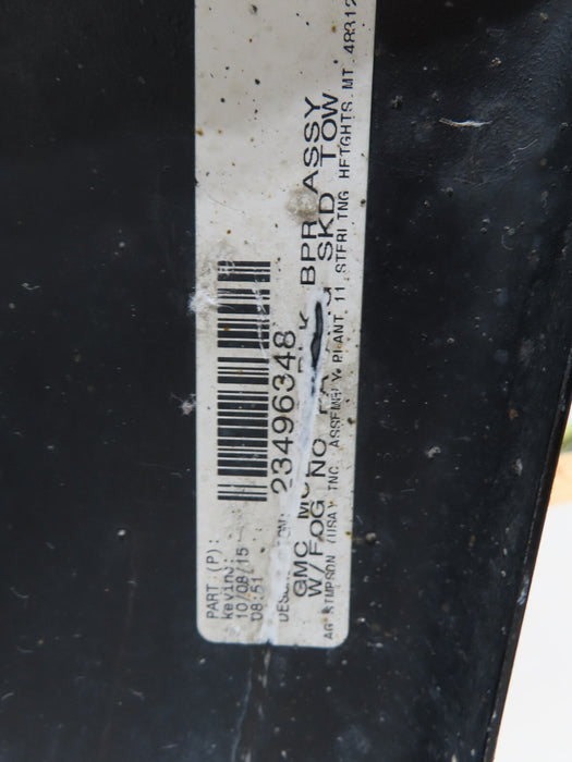 2016-2018 GMC SIERRA 1500 FRONT METAL BUMPER COVER PANEL OEM