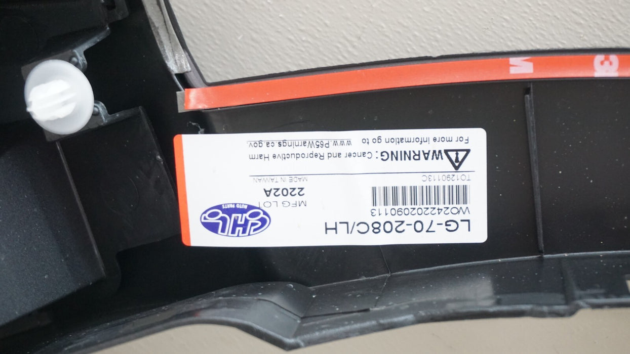 2016-2018 TOYOTA RAV4 FRONT LEFT SIDE FENDER ARCH FLARE MODLING AFTERMARKET