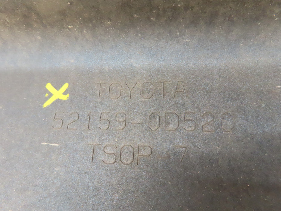 2015-2017 TOYOTA YARIS HATCHBACK REAR BUMPER COVER PANEL PLASTIC OEM 52159-0D520