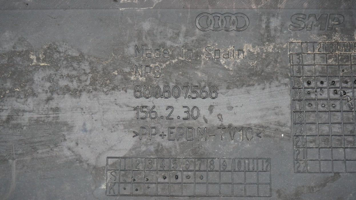 2016-2018 AUDI Q3 REAR BUMPER COVER PANEL OEM