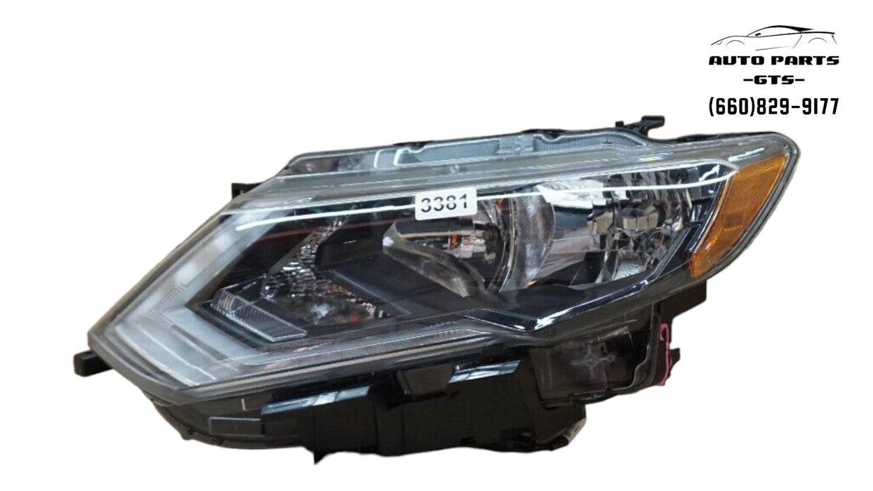 2017-2020 NISSAN ROGUE LH LEFT DRIVER SIDE HEDLIGHT HALOGEN OEM 17 18 19 20