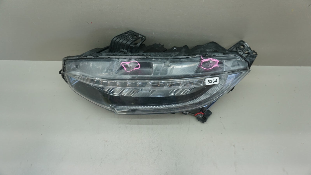 2016-2018 HONDA CIVIC TOURING FRONT LEFT DRIVER HEADLIGHT LAMP FULL LED OEM