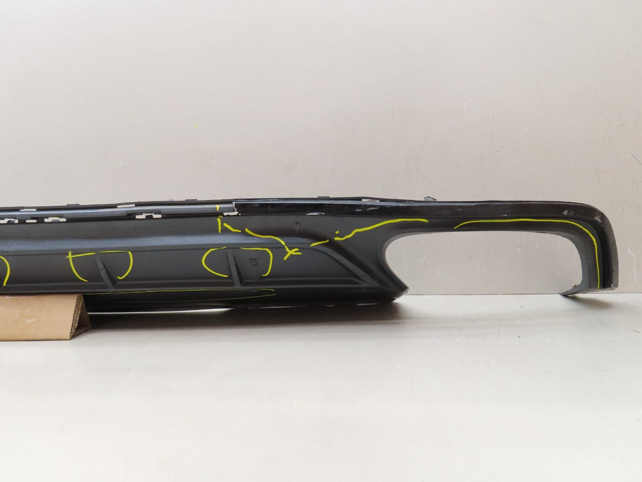 2017-2018 AUDI A4 AVANT S-LINE WAGON REAR LOWER BUMPER VALANCE OEM 8W0807521S