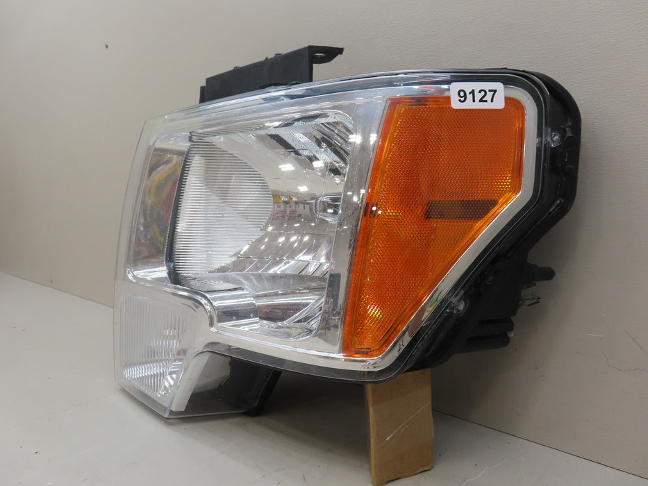 2009-2014 FORD F150 F-150 FRONT LEFT DRIVER HEADLIGHT HALOGEN OEM