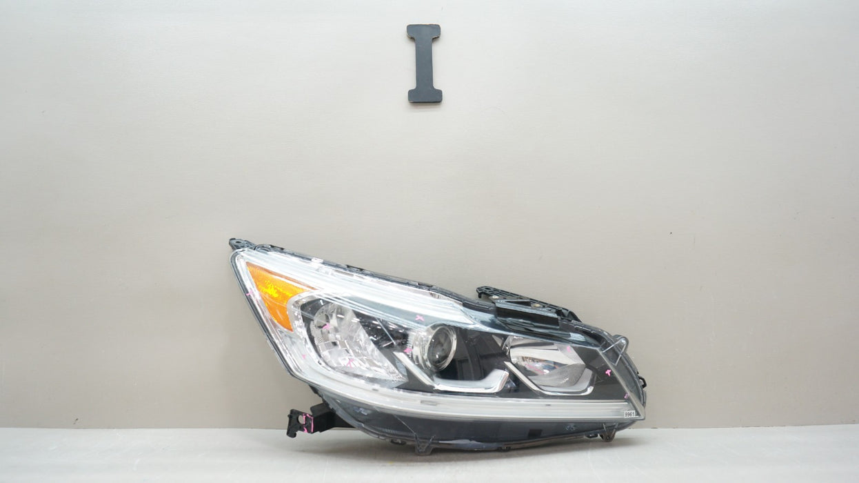 2016-2017 HONDA ACCORD FRONT RIGHT PASSENGER SIDE HALOGEN HEADLIGHT OEM