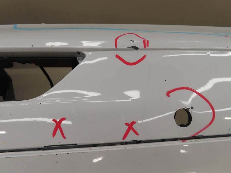 2018-2020 AUDI Q5 SQ5 S LINE REAR BUMPER COVER W/ MIDDLE VALANCE OEM 80A807301