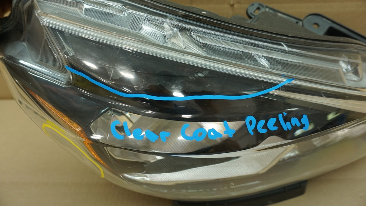 2016-2019 NISSAN SENTRA FRONT RIGHT PASSENGER SIDE HEADLIGHT HALOGEN AFTERMARKET