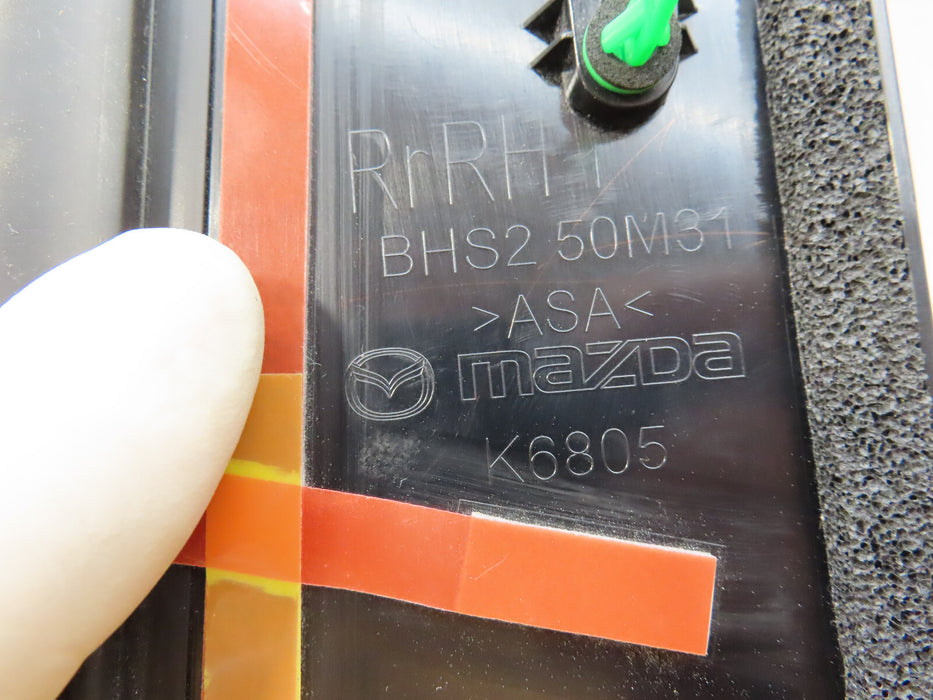 2014-2018 MAZDA 3 FRONT DOOR GARNISH RIGHT PASSENGER SIDE OEM BHS2-50-M31