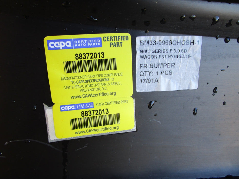 14 15 16 BMW 3 SERIES F30 FRONT BUMPER COVER CAPA