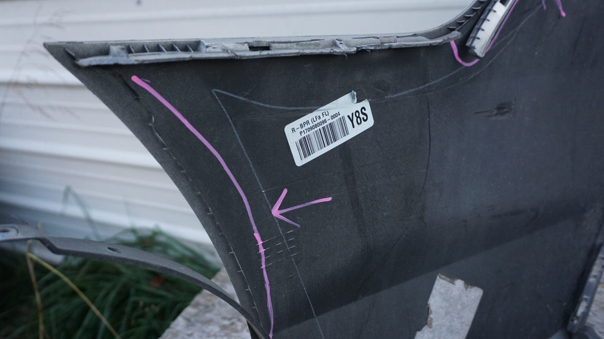 2018-2019 HYUNDAI SONATA REAR BUMPER WITHOUT SENSORS COVER OEM 18 19 86611-C2700