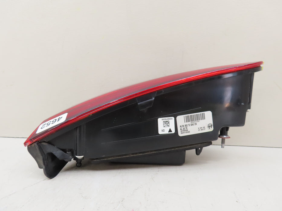 2017-2022 ALFA ROMEO GIULIA REAR RIGHT PASSENGER SIDE INNER TAILLIGHT LAMP OEM