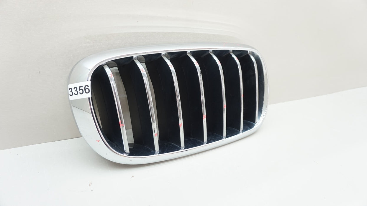 2014-2018 BMW X5 X6 LEFT DRIVER SIDE KIDNEY GRILLE GRILL 5111MI-7309775-02 OEM