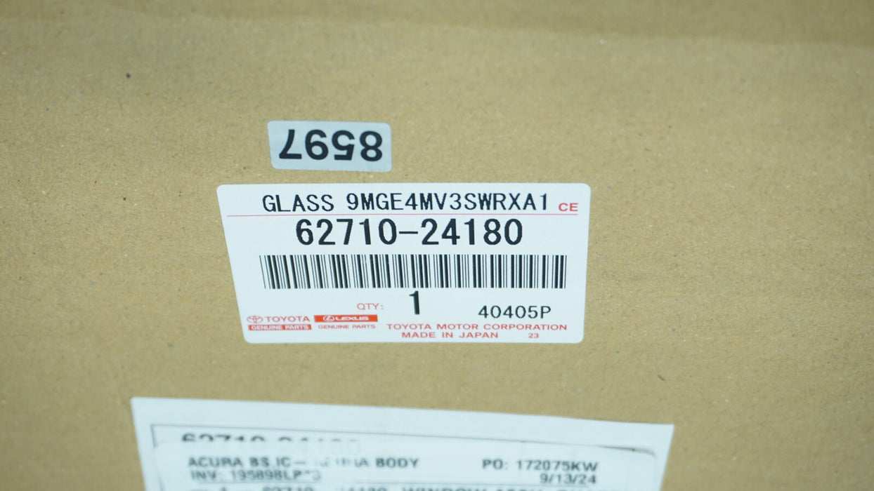 *MINT* 2015-2019 LEXUS RC350 RC300 RIGHT QUARTER WINDOW GLASS OEM 62710-24180