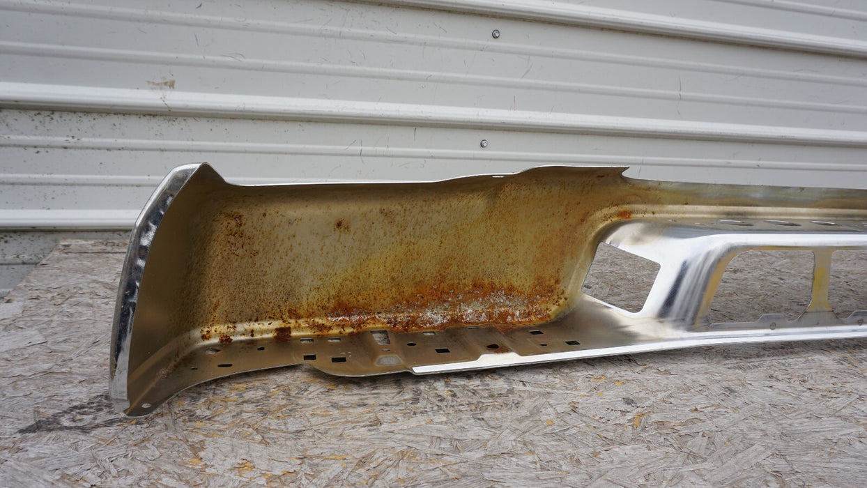 2007-2013 TOYOTA TUNDRA REAR BUMPER FACE BAR WITHOUT TOW PACKAGE OEM