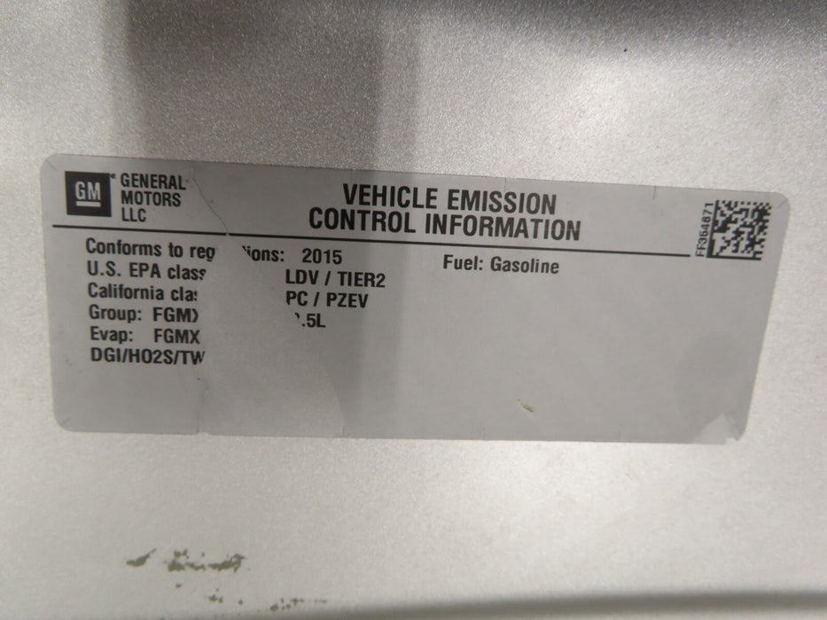 2013 2014 2015 CHEVROLET MALIBU FRONT HOOD BONNET PANEL OEM