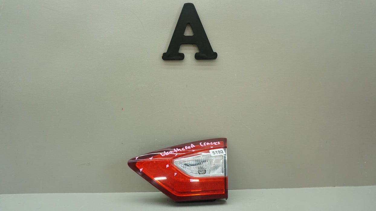 2013-2016 FORD FUSION REAR RIGHT SIDE INNER TAIL LIGHT LAMP OEM DS73-13A602-AD
