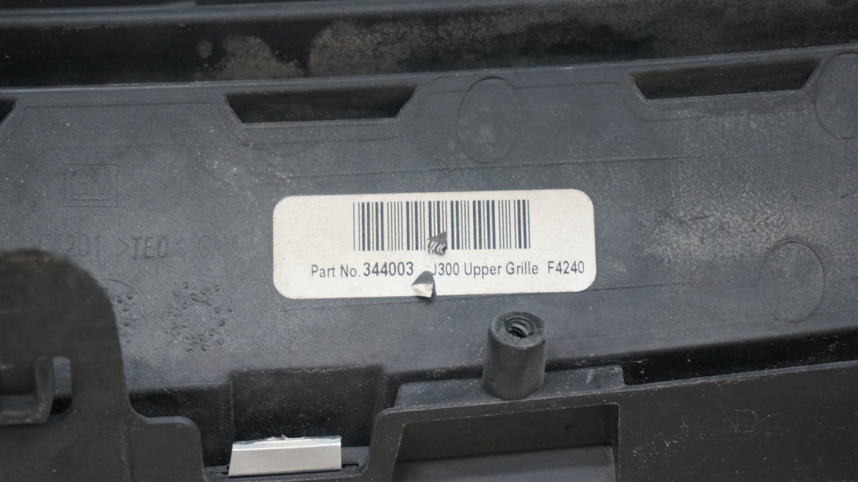 2011-2014 CHEVROLET CRUZE FRONT UPPER BUMPER GRILLE OEM 344003