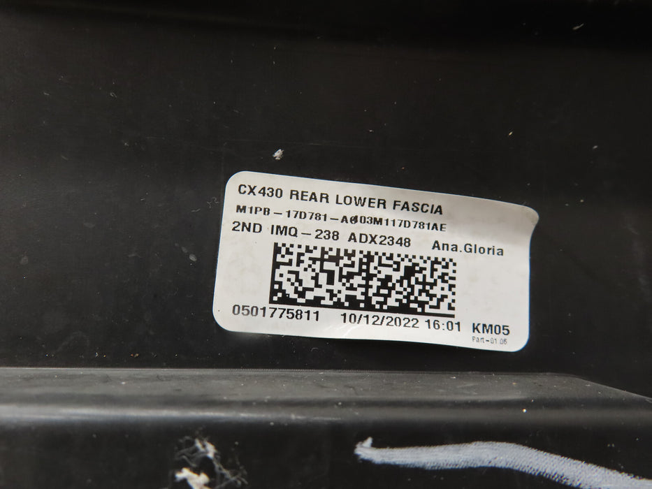 2021-2024 FORD BRONCO SPORT REAR BUMPER COVER OEM M1PB-17D781