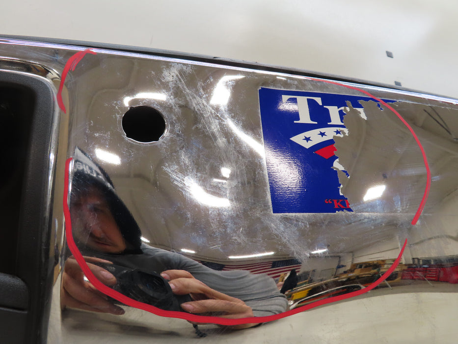 2014-2019 GMC CHEVROLET SILVERADO/SIERRA 1500 REAR BUMPER METAL OEM
