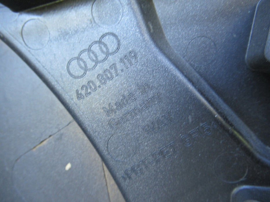 2012 - 2015 AUDI R8 REAR BUMPER COVER PANEL GRAY PLASTIC FACTORY 420807119 OEM