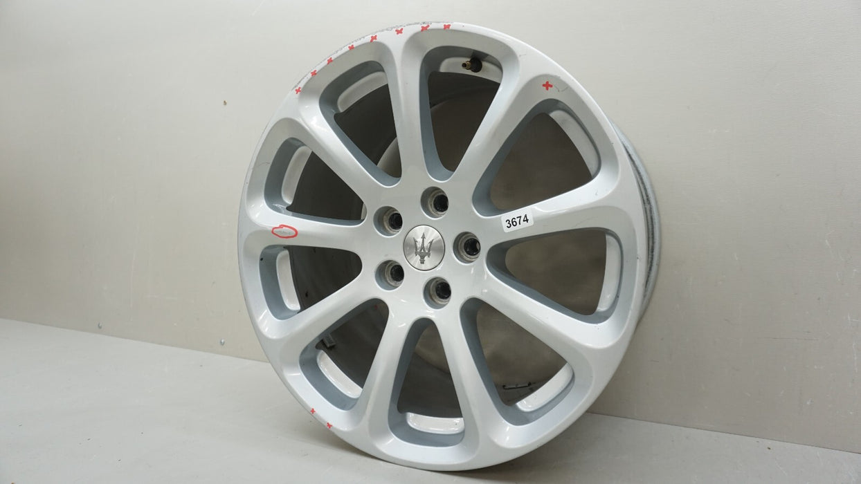 2006-2012 MASERATI QUATTROPORTE REAR WHEEL RIM 9 SPOKE 19X10.5 19" OEM 193841